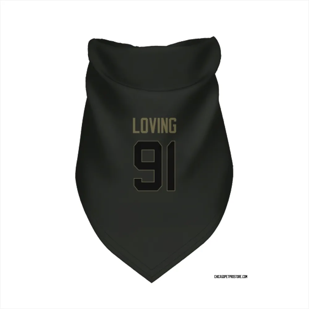 Chicago Bears Jayden Loving Black Service Pet Bandana for Dog & Cat