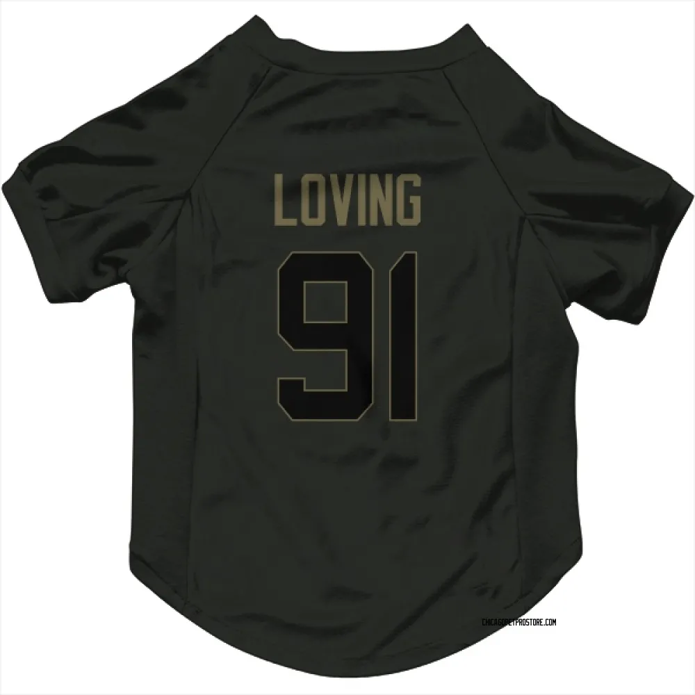 Chicago Bears Jayden Loving Black Service Pet Jersey for Dog & Cat