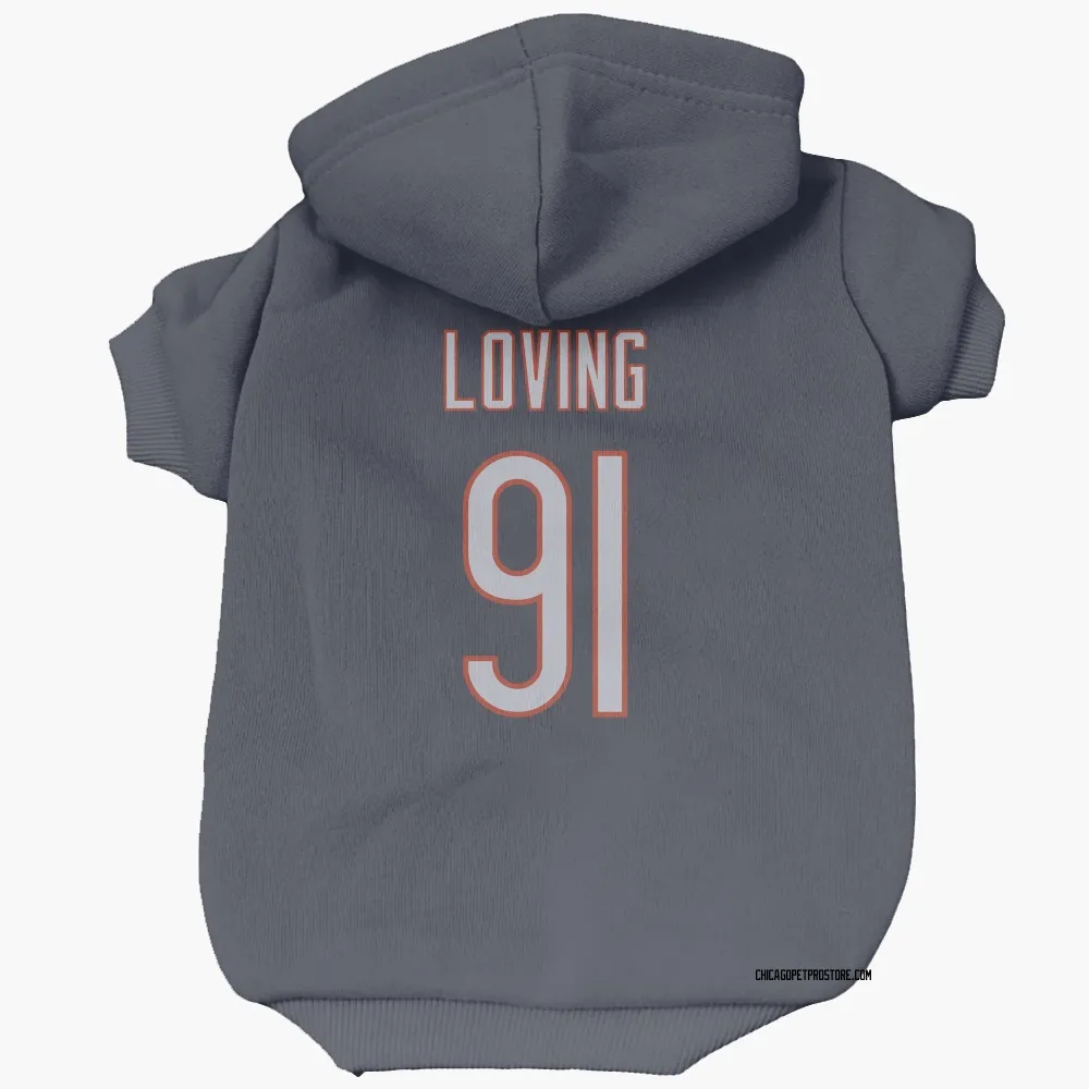 Chicago Bears Jayden Loving Navy Pet Hoodie for Dog & Cat
