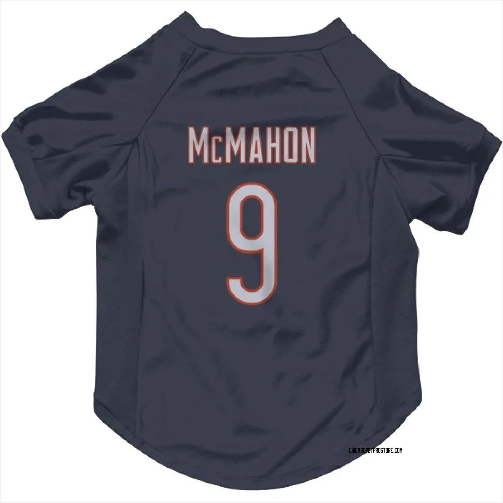Chicago Bears Jim McMahon Navy Pet Jersey for Dog & Cat