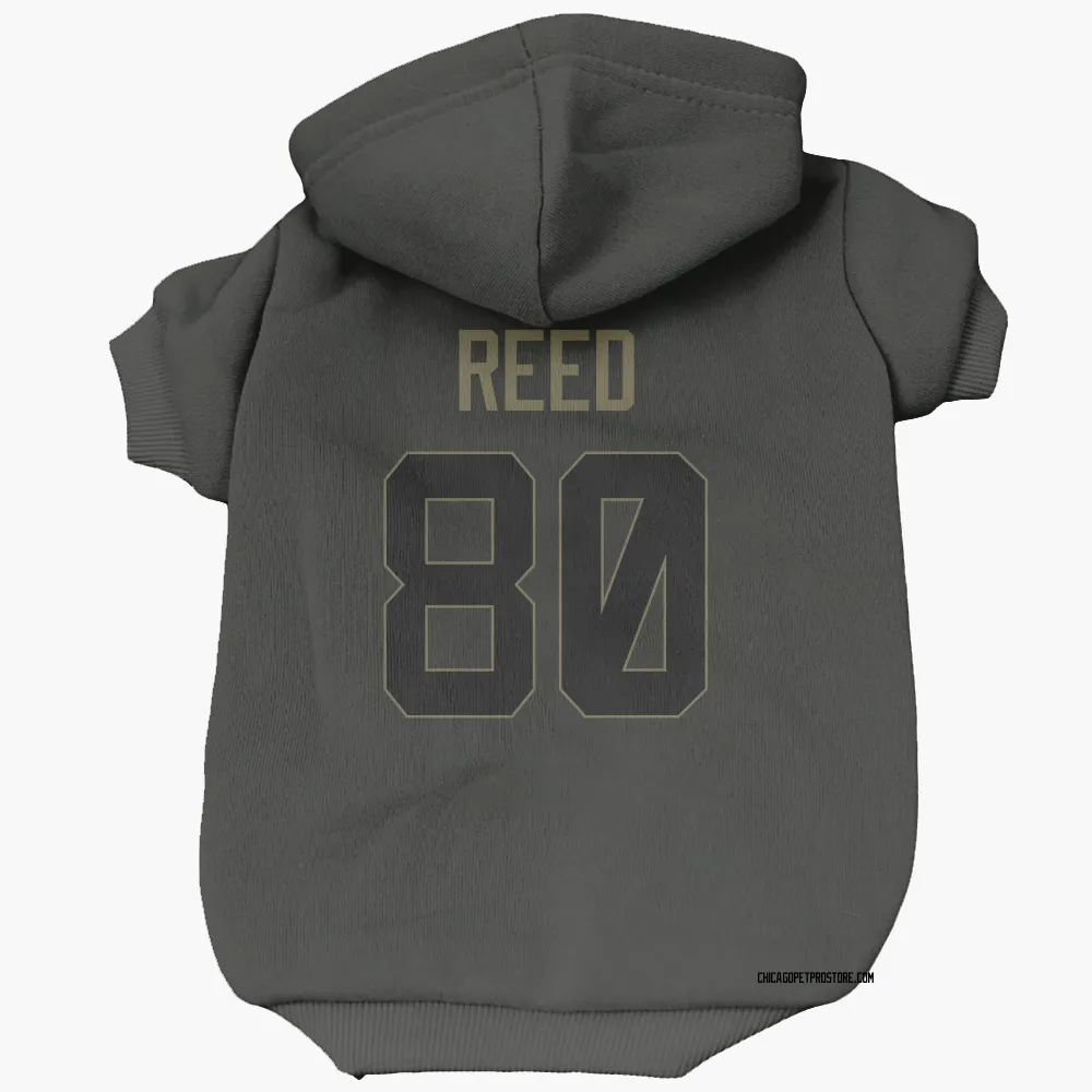 Chicago Bears Joe Reed Black Service Pet Hoodie for Dog & Cat