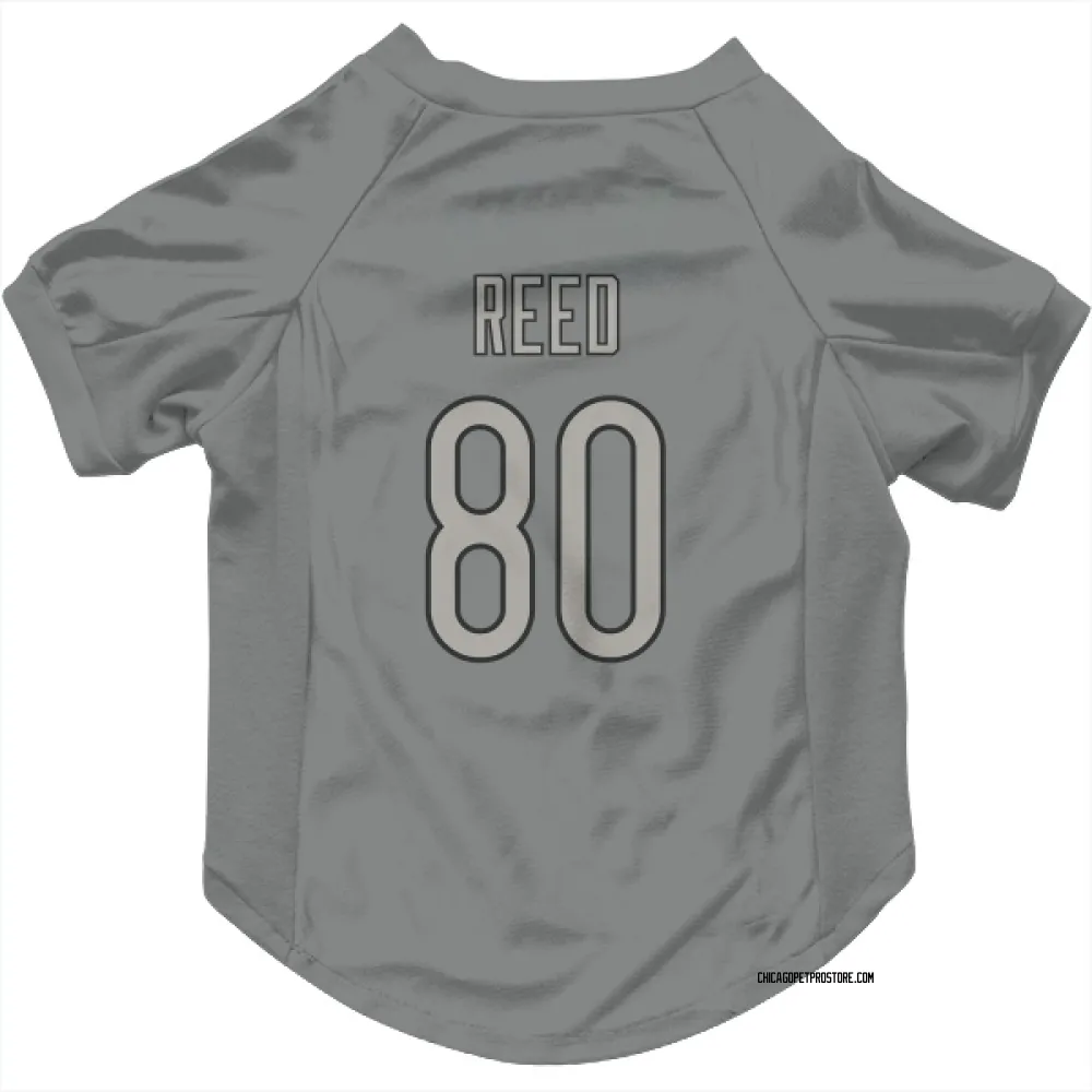 Chicago Bears Joe Reed Charcoal Pet Jersey for Dog & Cat