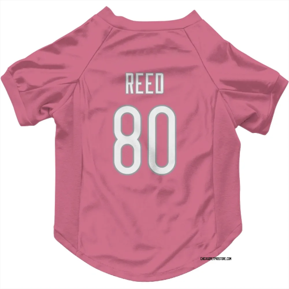 Chicago Bears Joe Reed Pink Pet Jersey for Dog & Cat