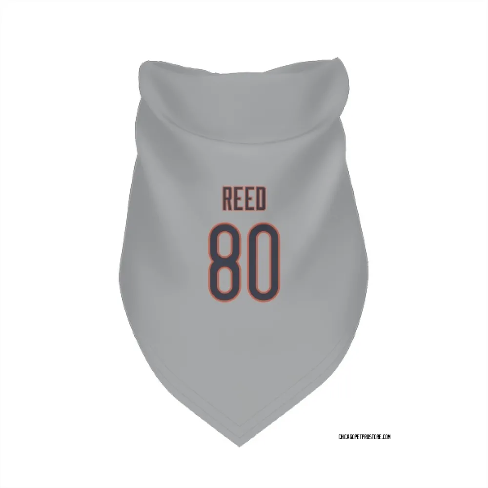 Chicago Bears Joe Reed Silver Pet Bandana for Dog & Cat