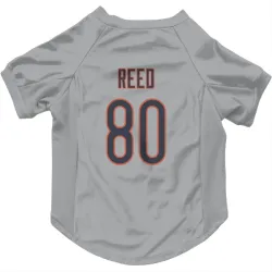 Chicago Bears Joe Reed Silver Pet Jersey for Dog & Cat