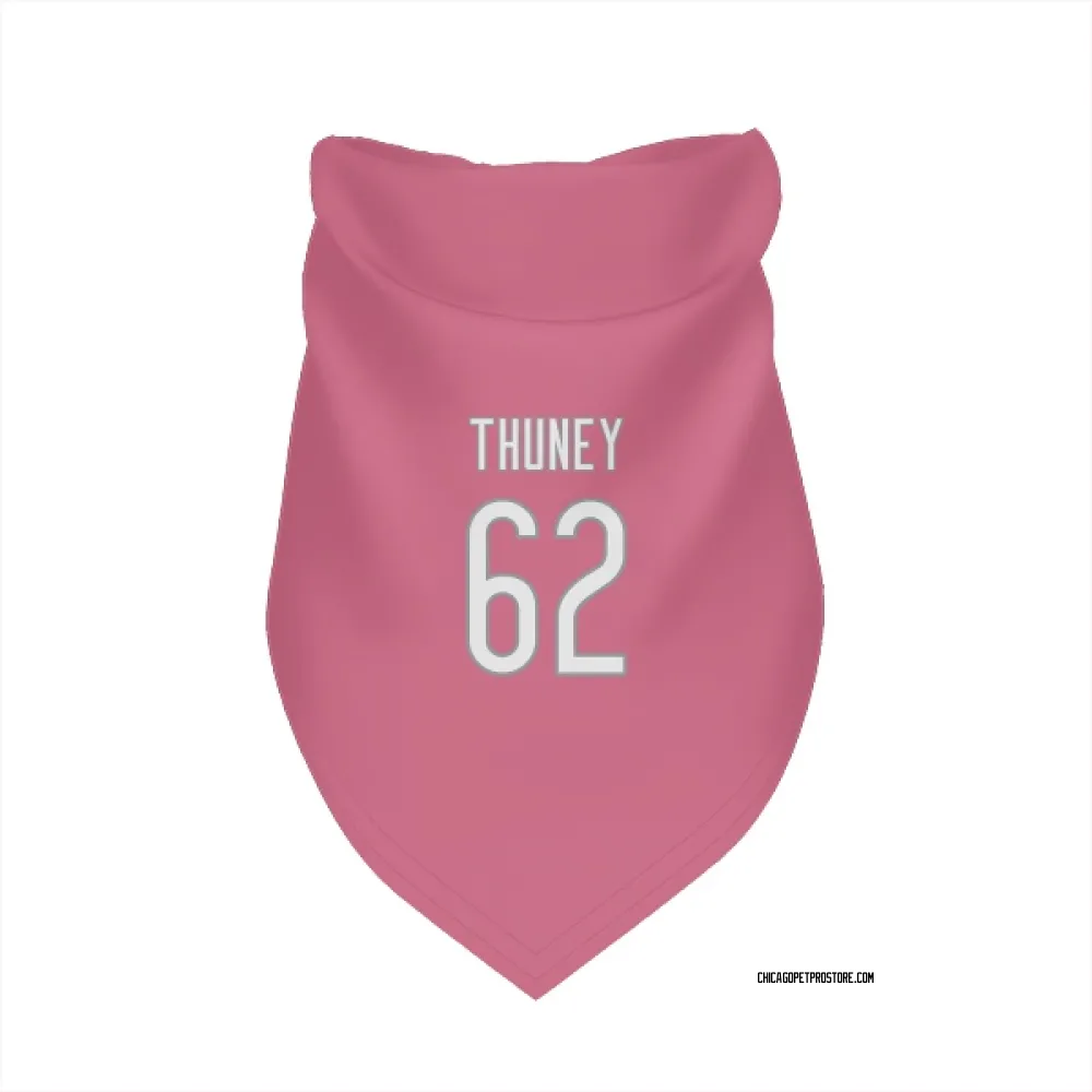 Chicago Bears Joe Thuney Pink Pet Bandana for Dog & Cat