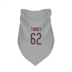 Chicago Bears Joe Thuney Silver Pet Bandana for Dog & Cat