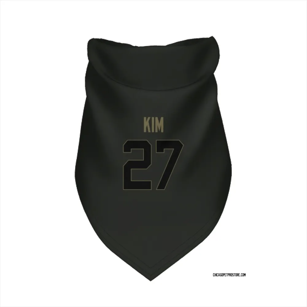 Chicago Bears Jonathan Kim Black Service Pet Bandana for Dog & Cat