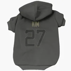 Chicago Bears Jonathan Kim Black Service Pet Hoodie for Dog & Cat