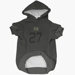 Chicago Bears Jonathan Kim Black Service Pet Hoodie for Dog & Cat