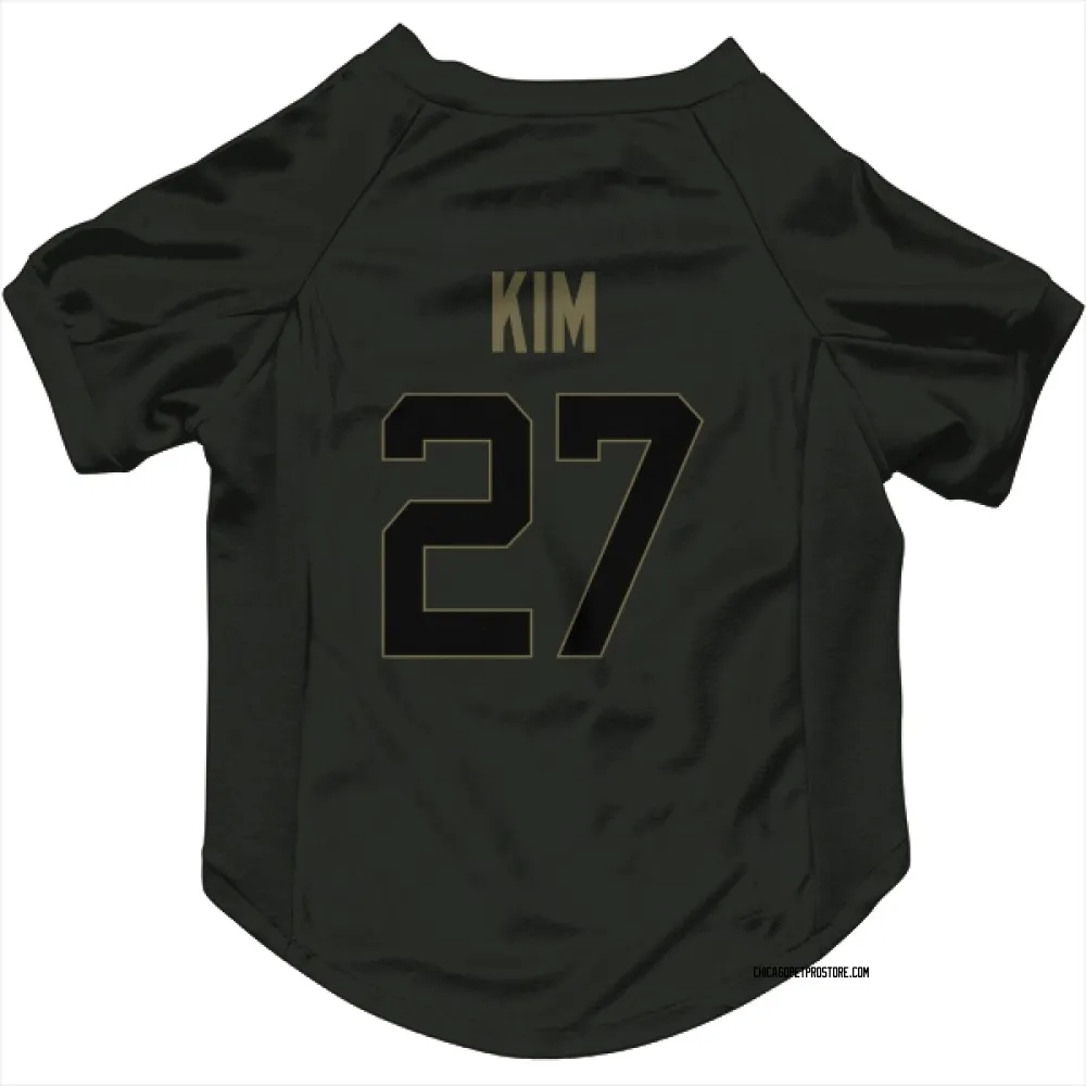 Chicago Bears Jonathan Kim Black Service Pet Jersey for Dog & Cat