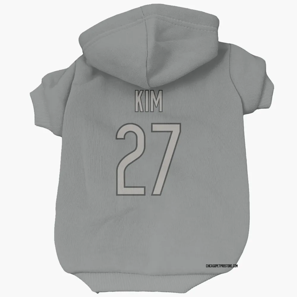 Chicago Bears Jonathan Kim Charcoal Pet Hoodie for Dog & Cat