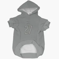 Chicago Bears Jonathan Kim Charcoal Pet Hoodie for Dog & Cat