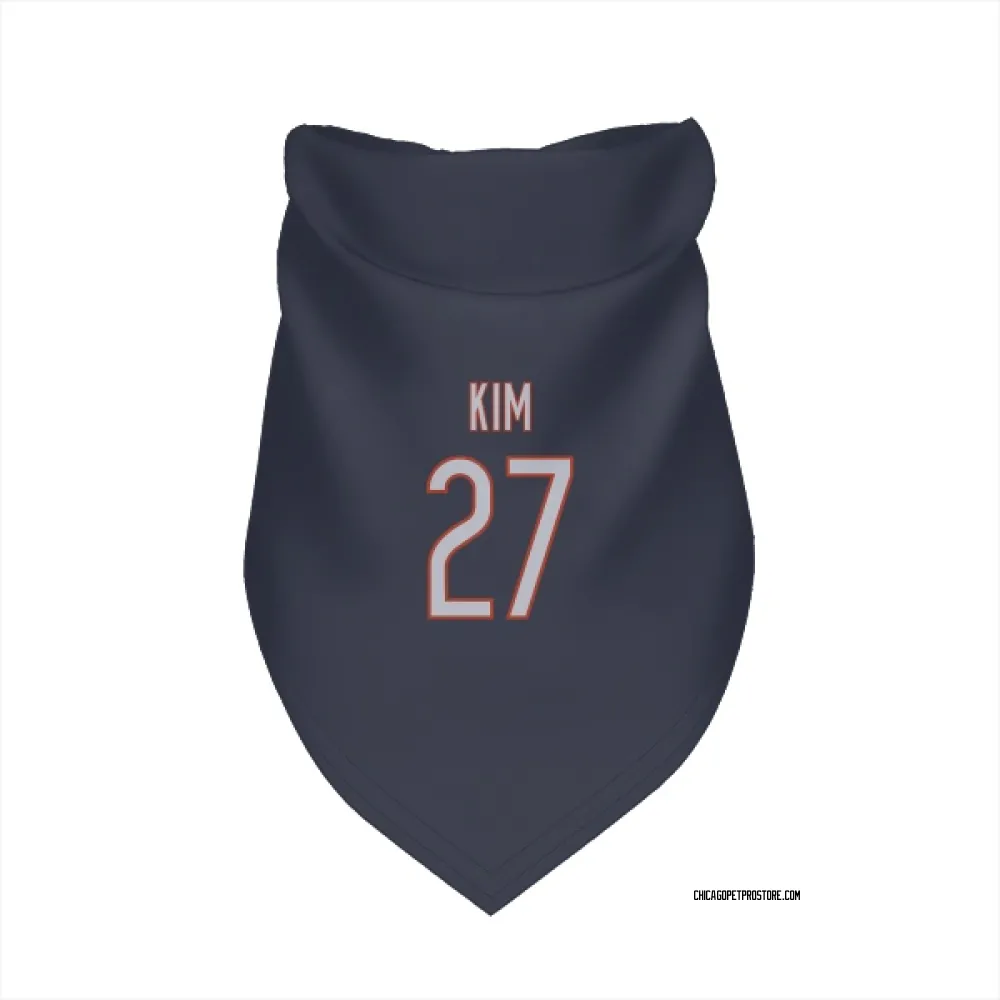 Chicago Bears Jonathan Kim Navy Pet Bandana for Dog & Cat