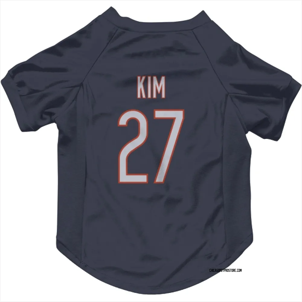 Chicago Bears Jonathan Kim Navy Pet Jersey for Dog & Cat