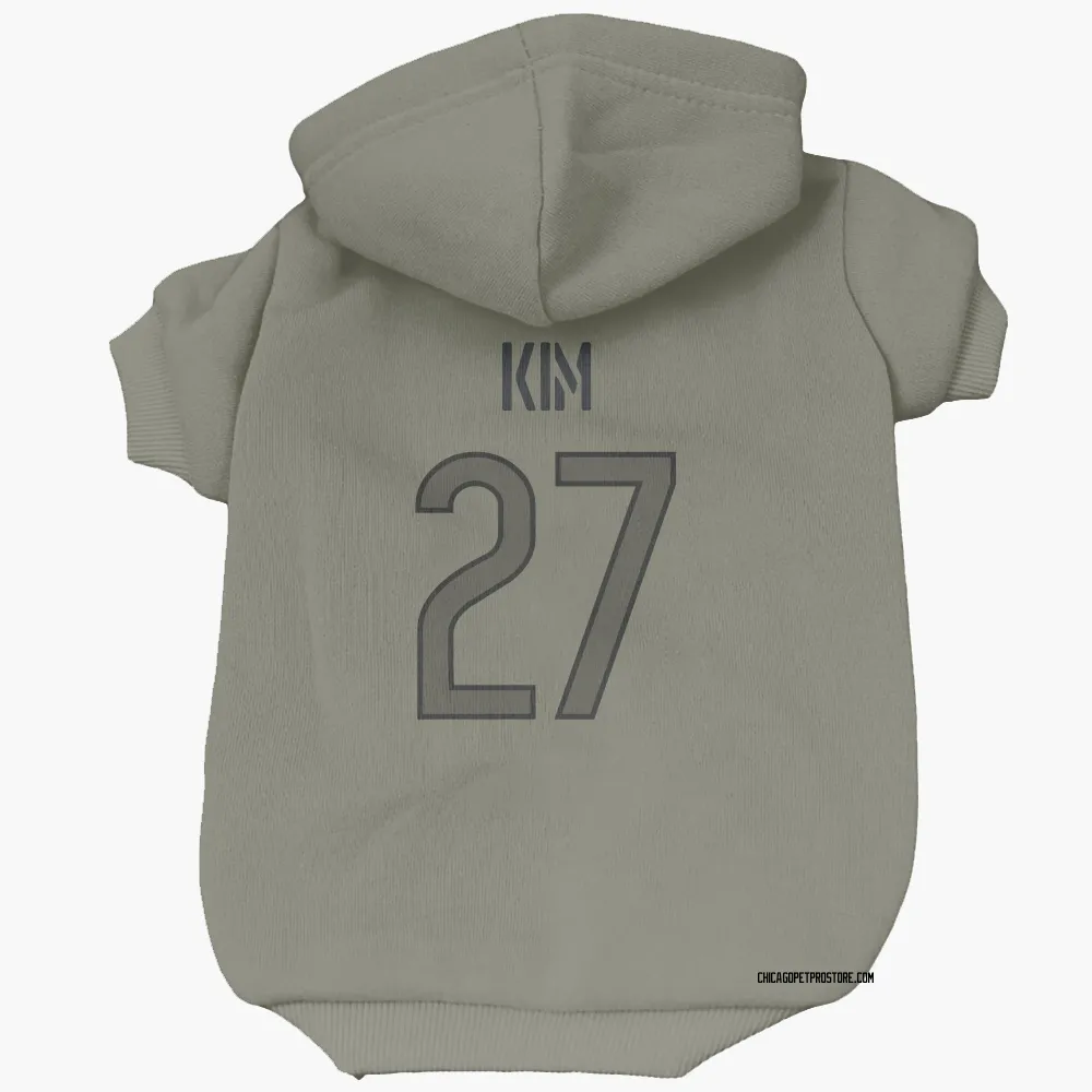 Chicago Bears Jonathan Kim Olive Pet Hoodie for Dog & Cat