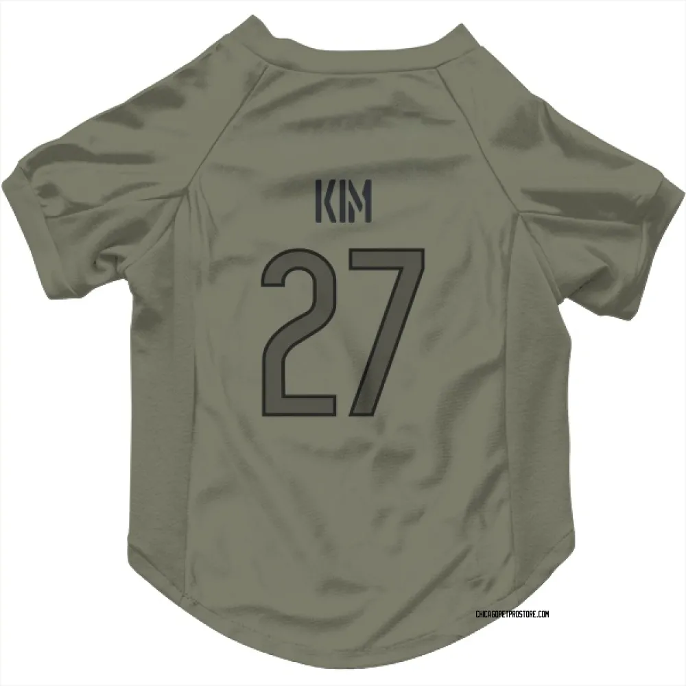 Chicago Bears Jonathan Kim Olive Pet Jersey for Dog & Cat