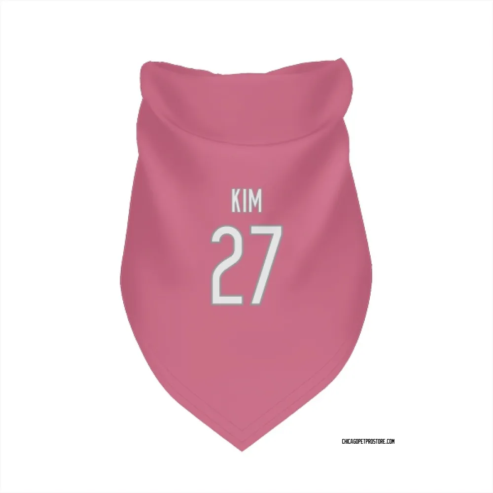 Chicago Bears Jonathan Kim Pink Pet Bandana for Dog & Cat