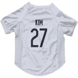 Chicago Bears Jonathan Kim White Pet Jersey for Dog & Cat