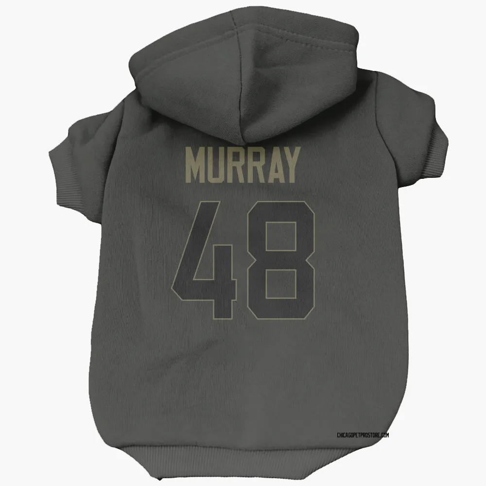 Chicago Bears Jordan Murray Black Service Pet Hoodie for Dog & Cat