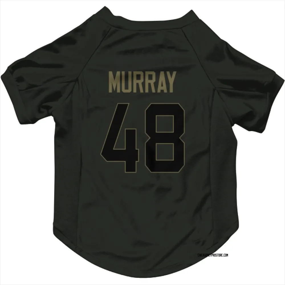 Chicago Bears Jordan Murray Black Service Pet Jersey for Dog & Cat