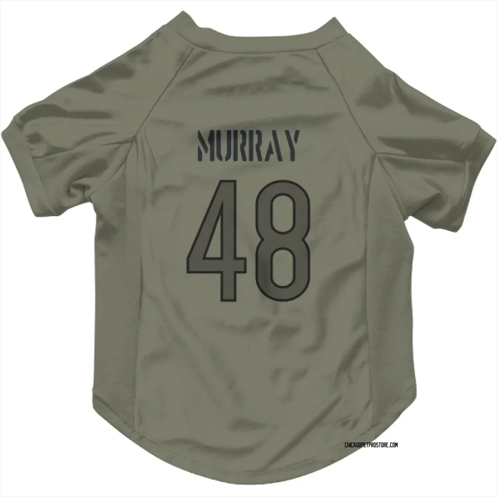 Chicago Bears Jordan Murray Olive Pet Jersey for Dog & Cat
