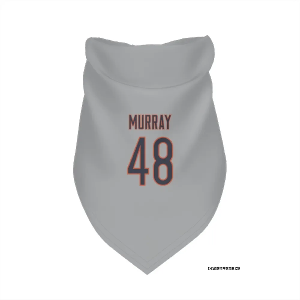 Chicago Bears Jordan Murray Silver Pet Bandana for Dog & Cat