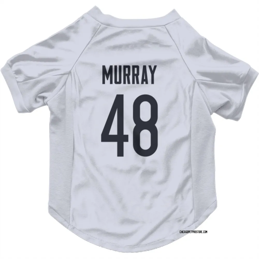 Chicago Bears Jordan Murray White Pet Jersey for Dog & Cat