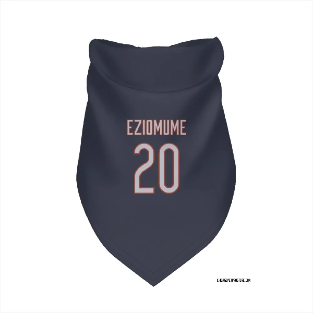 Chicago Bears KC Eziomume Navy Pet Bandana for Dog & Cat