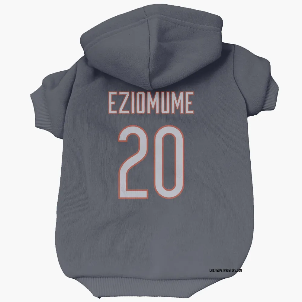 Chicago Bears KC Eziomume Navy Pet Hoodie for Dog & Cat