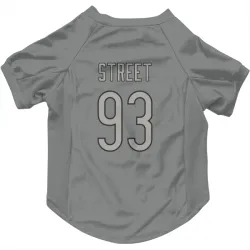 Chicago Bears Kentavius Street Charcoal Pet Jersey for Dog & Cat