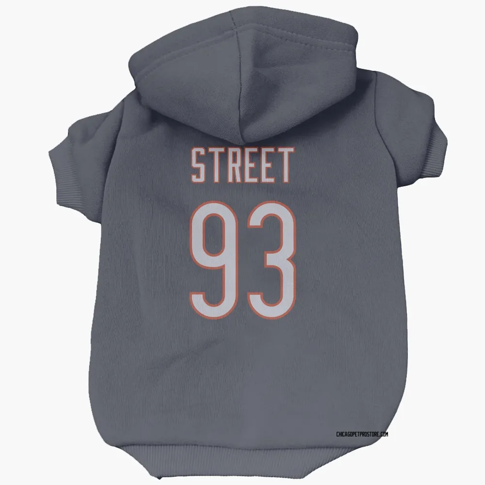 Chicago Bears Kentavius Street Navy Pet Hoodie for Dog & Cat