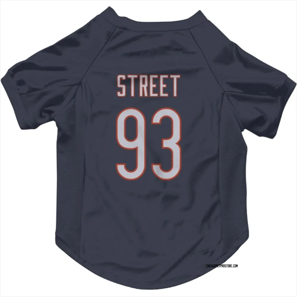Chicago Bears Kentavius Street Navy Pet Jersey for Dog & Cat