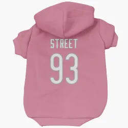 Chicago Bears Kentavius Street Pink Pet Hoodie for Dog & Cat