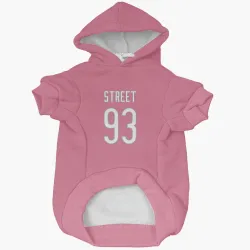 Chicago Bears Kentavius Street Pink Pet Hoodie for Dog & Cat