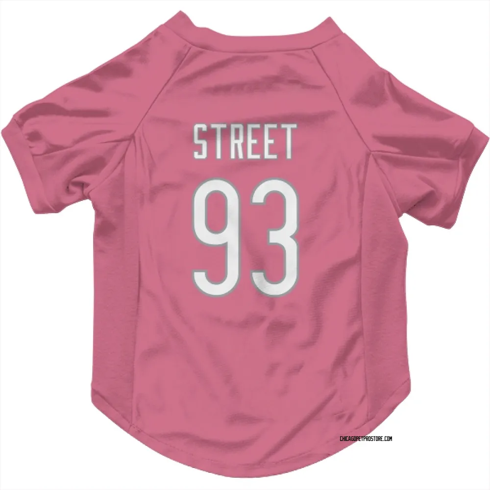 Chicago Bears Kentavius Street Pink Pet Jersey for Dog & Cat