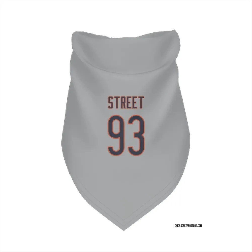 Chicago Bears Kentavius Street Silver Pet Bandana for Dog & Cat