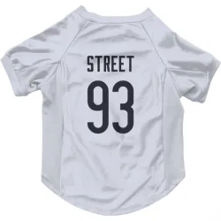 Chicago Bears Kentavius Street White Pet Jersey for Dog & Cat