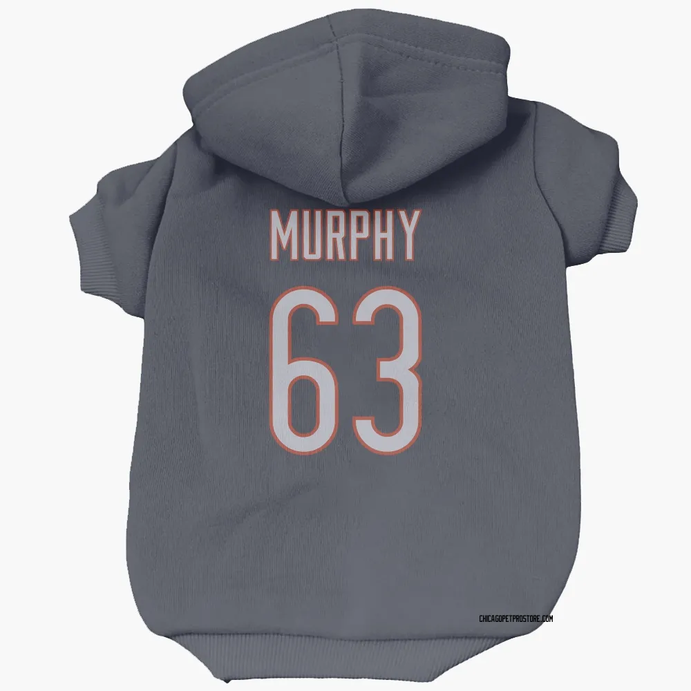 Chicago Bears Mason Murphy Navy Pet Hoodie for Dog & Cat