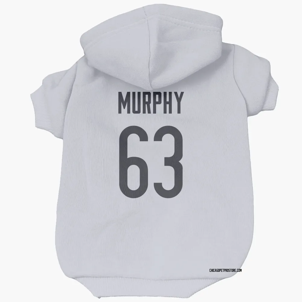 Chicago Bears Mason Murphy White Pet Hoodie for Dog & Cat