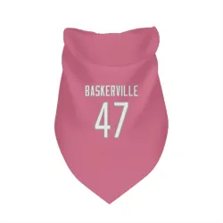 Chicago Bears Micah Baskerville Pink Pet Bandana for Dog & Cat