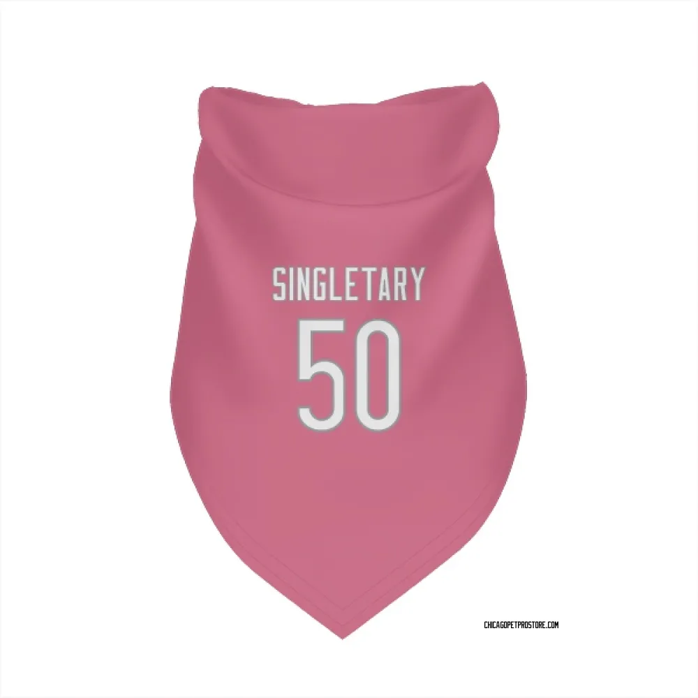 Chicago Bears Mike Singletary Pink Pet Bandana for Dog & Cat