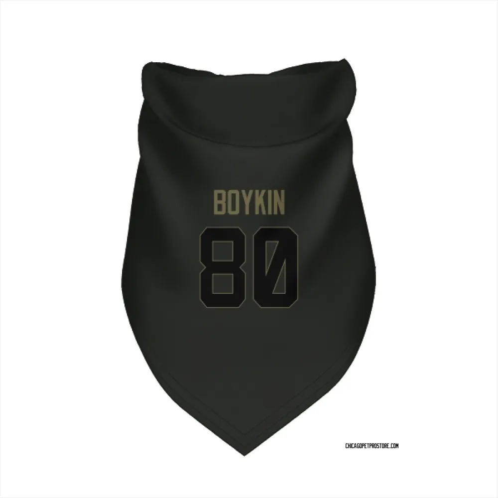 Chicago Bears Miles Boykin Black Service Pet Bandana for Dog & Cat