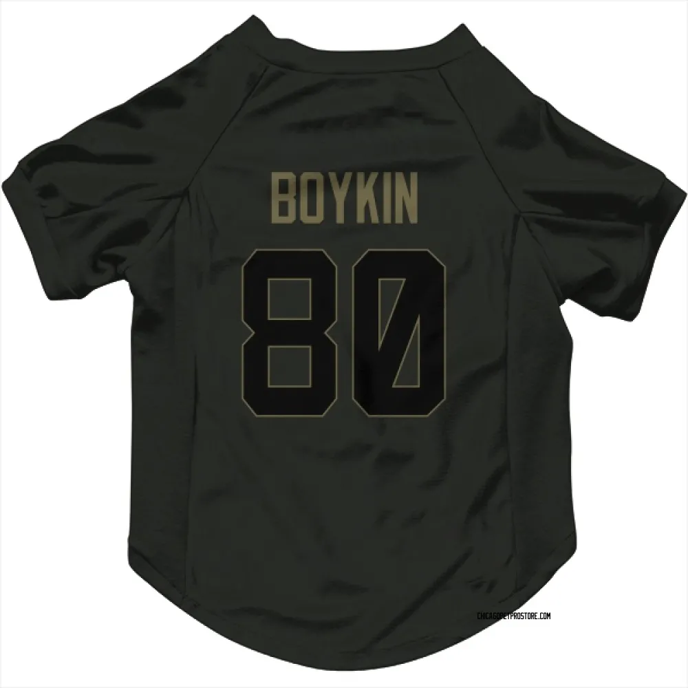 Chicago Bears Miles Boykin Black Service Pet Jersey for Dog & Cat