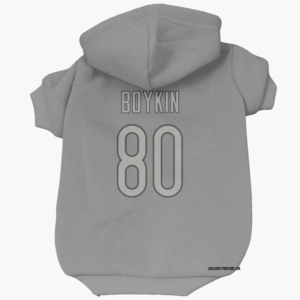 Chicago Bears Miles Boykin Charcoal Pet Hoodie for Dog & Cat