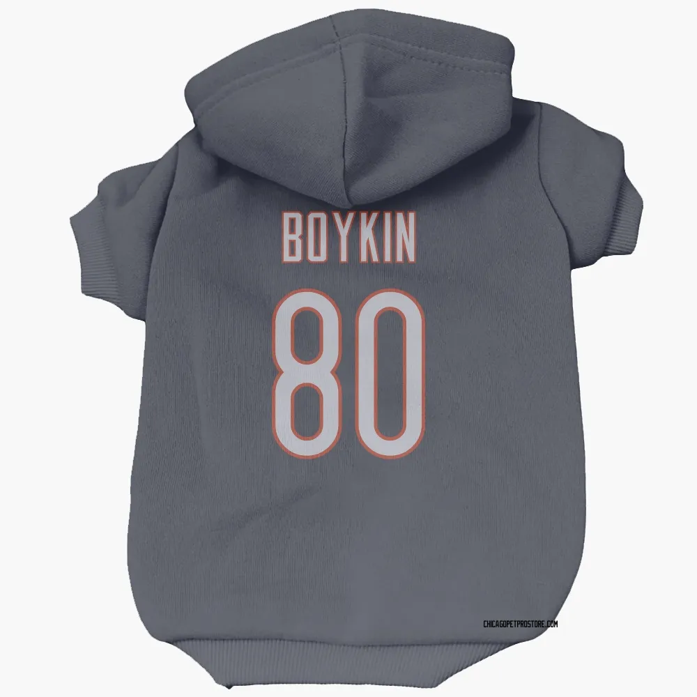 Chicago Bears Miles Boykin Navy Pet Hoodie for Dog & Cat