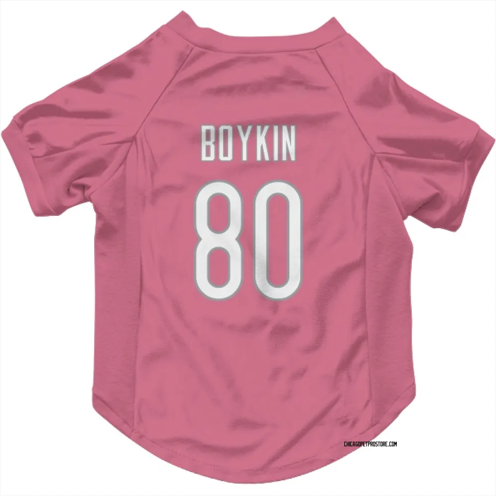 Chicago Bears Miles Boykin Pink Pet Jersey for Dog & Cat