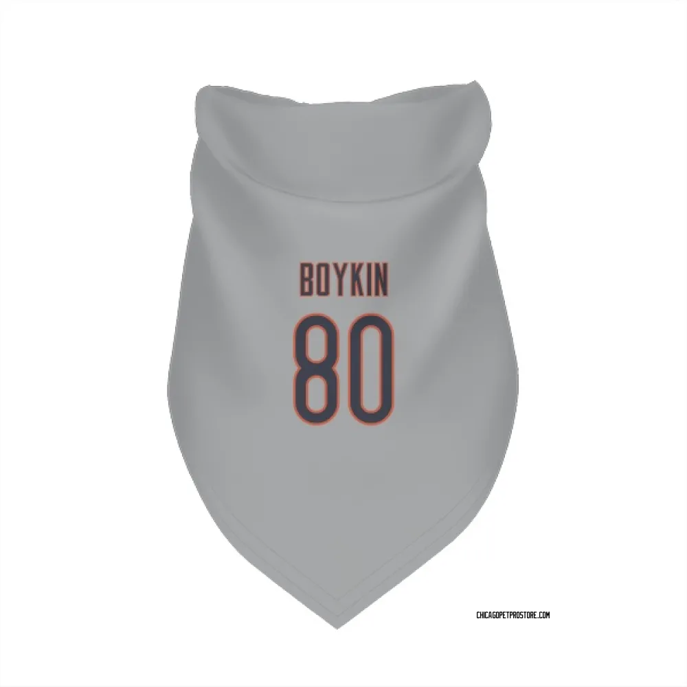 Chicago Bears Miles Boykin Silver Pet Bandana for Dog & Cat