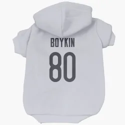 Chicago Bears Miles Boykin White Pet Hoodie for Dog & Cat