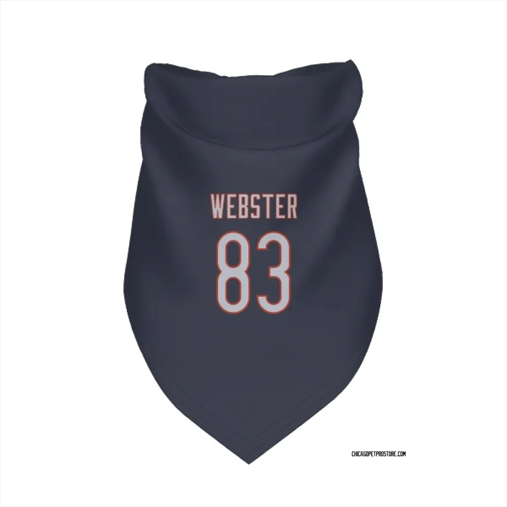 Chicago Bears Nsimba Webster Navy Pet Bandana for Dog & Cat